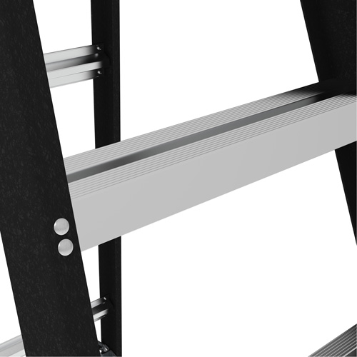 Step Ladder with Paint Tray, 4', Fibreglass, 250 lbs. Capacity, Type 1 Industrial Sales