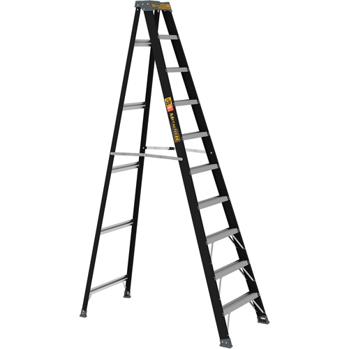 Step Ladder, 10', Fibreglass, 250 lbs. Capacity, Type 1 Industrial Sales
