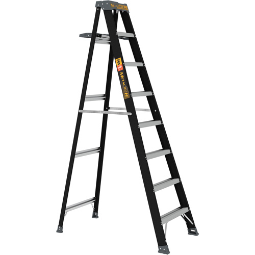 Step Ladder with Paint Tray, 8', Fibreglass, 250 lbs. Capacity, Type 1 Industrial Sales