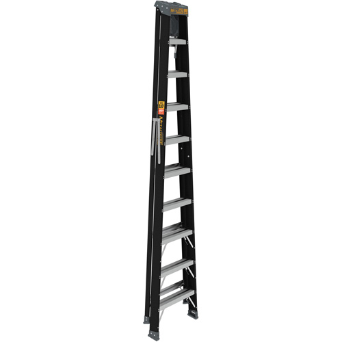 Step Ladder with Paint Tray, 10', Fibreglass, 250 lbs. Capacity, Type 1 Industrial Sales