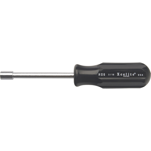 Hollow Shaft Nut Driver - Imperial, 3/16" Drive, 6-1/4" L Industrial Sales