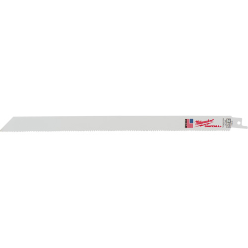 Sawzall&reg; Reciprocating Saw Blade, Bi-Metal, 10/14 TPI, 12" L Industrial Sales