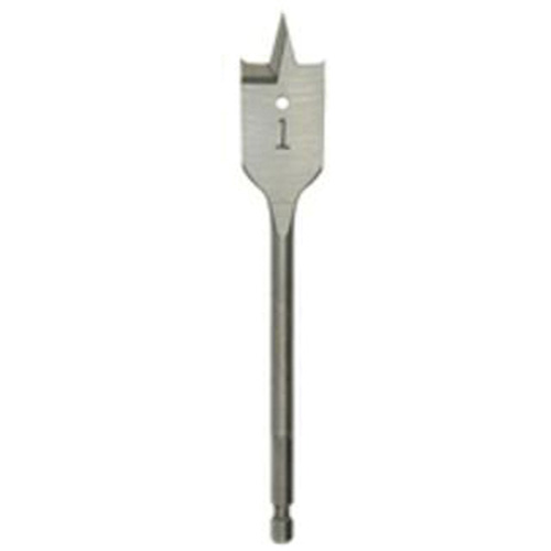 M&egrave;che plate, Diam&egrave;tre de 1-1/8", Tige 1/4" hex, Longeur de 6" Industrial Sales