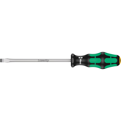 Tapered Slotted Screwdriver, 7 mm, 10-1/16" L, Plastic Handle Industrial Sales