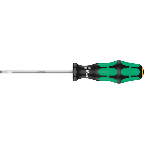 Tournevis &agrave; fente, Tige de 4 mm, Ronde, 7-25/32" lo, Prise en Plastique Industrial Sales
