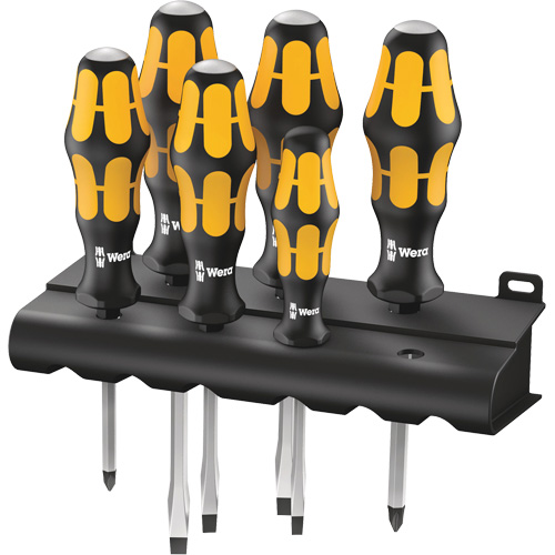 Jeu de tournevis s&eacute;rie 900 Chiseldriver et support, 6 mcx Industrial Sales