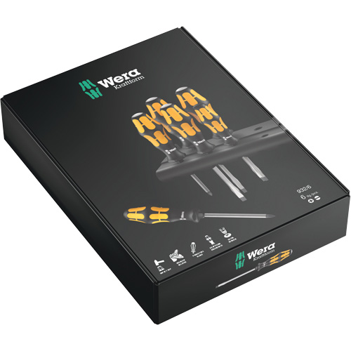 Jeu de tournevis s&eacute;rie 900 Chiseldriver et support, 6 mcx Industrial Sales