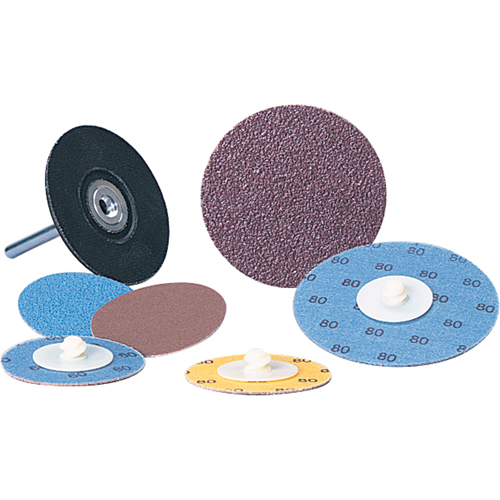Disque &agrave; changement rapide Standard Abrasives, 2" dia., Grain 36, Oxyde d'aluminium Industrial Sales