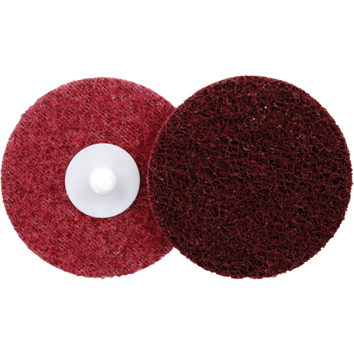 Disque de conditionnement de surface &agrave; remplacement rapide Standard Abrasives, 3" dia., Grain Moyen, Oxyde d'aluminium Industrial Sales