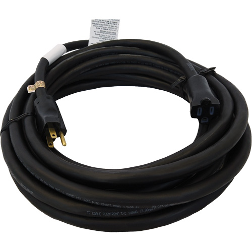 Heavy-Duty Neoprene Extension Cords, Indoor/Outdoor, SOOW, 14/3 AWG, 15 A, 25' Industrial Sales