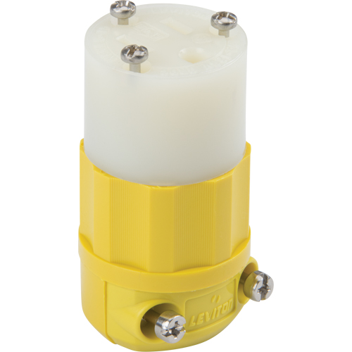 Industrial Straight Blade Connector, 5-15P, Nylon Industrial Sales