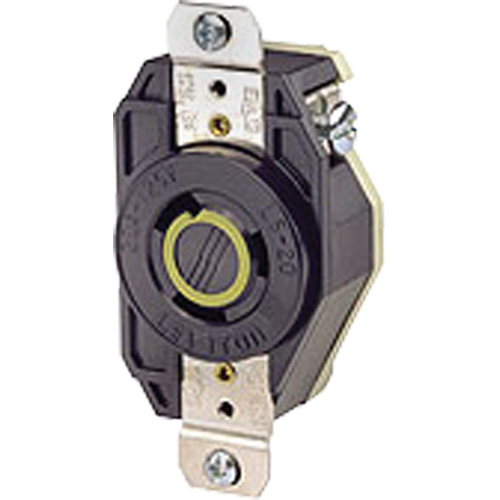 Single Flush 2-Pole 3-Wire Grounding  Receptacle Industrial Sales