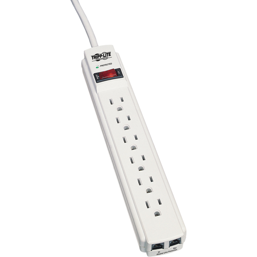 Protect-It Surge Suppressors, 6 Outlets, 720 J, 1800 W, 4' Cord Industrial Sales