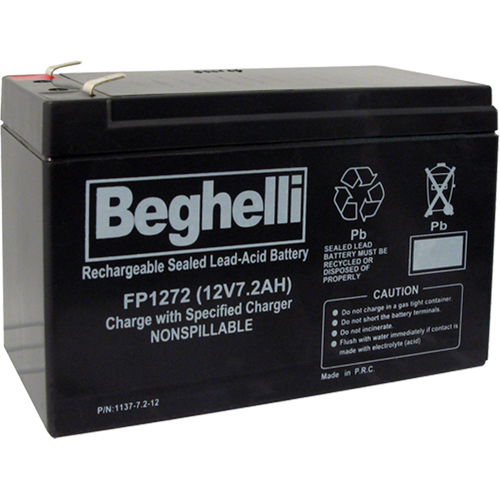 Sealed Lead Acid Batteries, 12 V, 7.2 Ah Industrial Sales