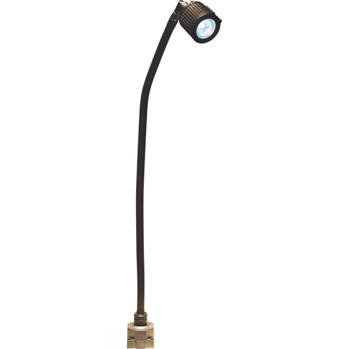 Lampe &agrave; col-de-cygne &agrave; flux &eacute;lev&eacute; de la s&eacute;rie LS, 5 W, DEL, Col 27", Noir Industrial Sales