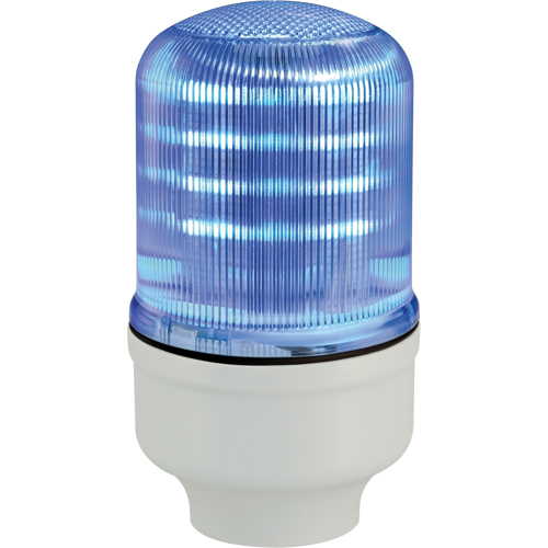 Streamline&reg; Modular Multifunctional LED Beacons, Continuous/Flashing/Rotating, Blue Industrial Sales
