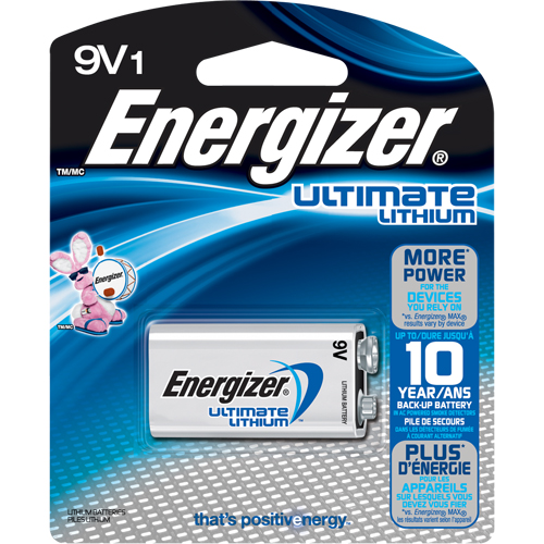 Batteries au lithium, 9 V Industrial Sales