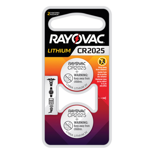 CR2025 Lithium Coin Cell Batteries, 3 V Industrial Sales