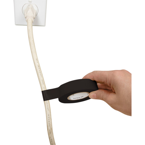 Electrical Tape, 19 mm (3/4") x 18 M (60'), Black, 7 mils Industrial Sales