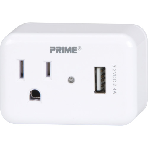 Chargeur USB Prime avec protection contre la surtension Industrial Sales