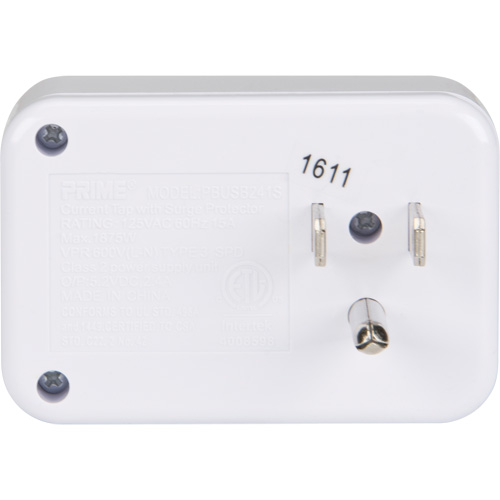 Chargeur USB Prime avec protection contre la surtension Industrial Sales