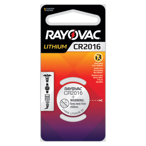 Pile bouton au lithium CR2016, 3 V Industrial Sales