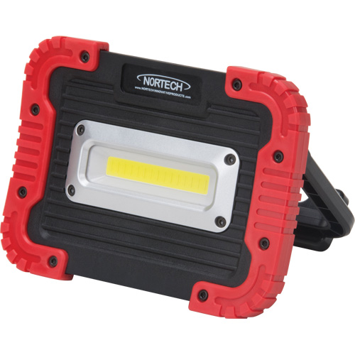 Lampe de travail portative, DEL, 10 W, 1000 lumens, Boîtier en Plastique Industrial Sales