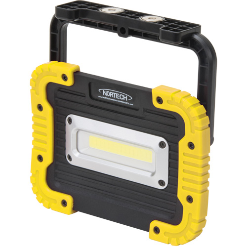 Lampe de travail portative, DEL, 10 W, 1000 lumens, Boîtier en Plastique Industrial Sales