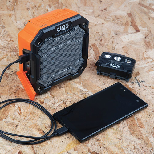 Haut-parleur Bluetooth avec aimant et crochet (outil seulement), Lithium-ion Industrial Sales