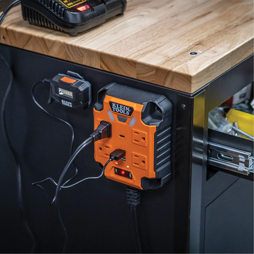 Powerbox 1 Magnetic Power Strip, 4 Outlet(s), 5', 120 V Industrial Sales