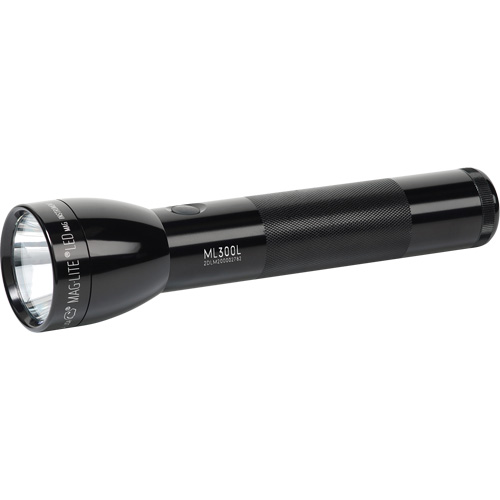2-Cell Flashlight, LED, 487 Lumens, D Batteries Industrial Sales