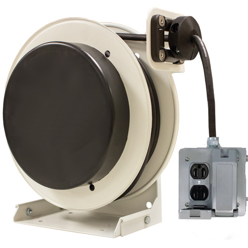 Cord Reel, 50', SJOOW, 12/3 Gauge, 20 A Industrial Sales