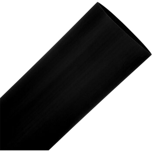 Black Heat Shrink Tubing, Thin Wall, 100', 0.75" (19.05 mm) - 1.5" (38.1 mm) Industrial Sales