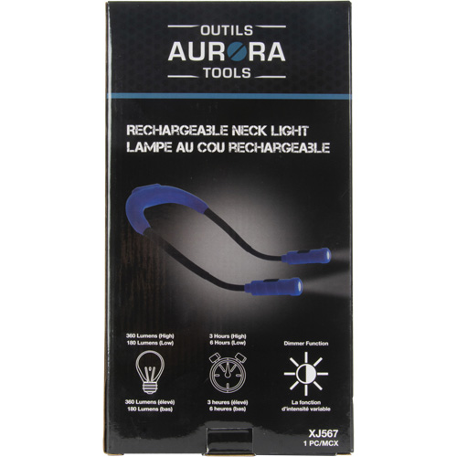 Lampe de travail, Lampe tour de cou, Rechargeable, 300 lumens Industrial Sales
