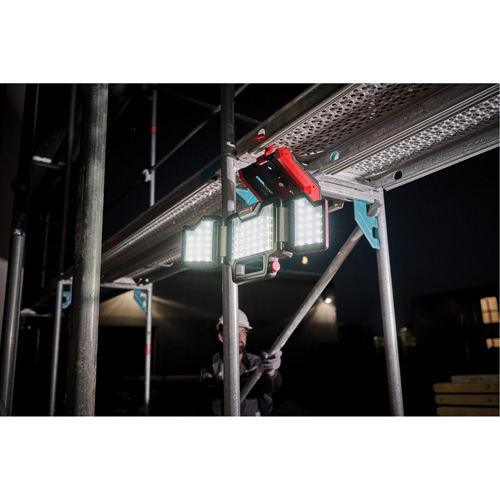 Lampe de travail &agrave; DEL professionnelle &agrave; panneaux pliants lumens sans fil 18V, DEL, 3600 lumens Industrial Sales