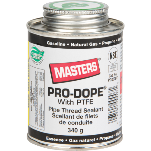 Scellant de filetage de tuyau, Canette &agrave; brosse, 250 ml, -129° C - 204° C/-200° F - 400° F Industrial Sales