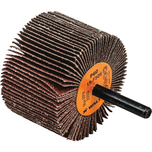 Disque &agrave; lamelles Coolcut, Oxyde d'aluminium, Grain 60, 2-1/2" x 1-1/2" x 1/4" Industrial Sales
