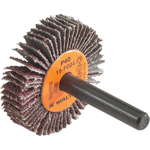 Disque &agrave; lamelles Coolcut, Oxyde d'aluminium, Grain 60, 1-1/2" x 3/8" x 1/4" Industrial Sales