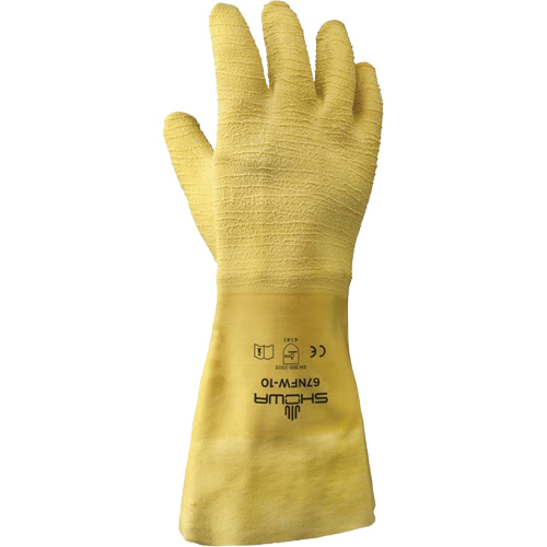 67NFW General Purpose Gloves, 10/Large, Rubber Latex Coating, Cotton Shell Industrial Sales