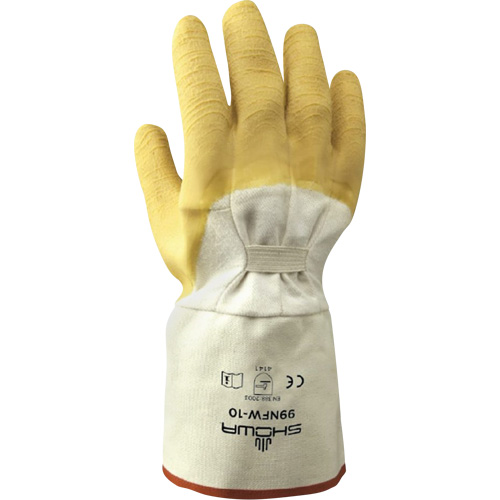 99NFW Heavy-Duty Gloves, 10/Large, Rubber Latex Coating, Cotton Shell Industrial Sales