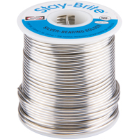 M&eacute;taux d'apport Stay-Brite, Sans plomb, 96 % d'&eacute;tain, 4 % d'argent, &acirc;me Plein, dia. 0,0625" Industrial Sales