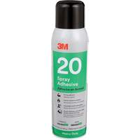 20 Heavy Duty Spray Adhesive, Clear, Aerosol Can Industrial Sales