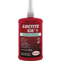 Compos&eacute; de retenue Loctite 638, 250 ml, Bouteille, Vert Industrial Sales