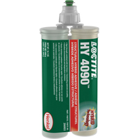 Adh&eacute;sif hybride pour r&eacute;parations structurales HY 4090, Deux composants, Cartouche double, 400 g, Blanc cass&eacute; Industrial Sales