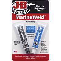 Colle &eacute;poxyde de qualit&eacute; marine, Deux composants, Tube, 3 oz., Gris Industrial Sales