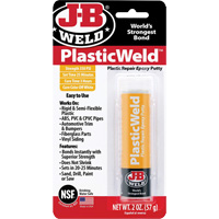 Colle &eacute;poxyde PlasticWeld, 2 oz, B&acirc;ton, Blanc cass&eacute; Industrial Sales