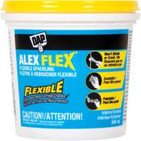 Pl&acirc;tre &agrave; reboucher flexible Alex Flex, 946 ml, Contenant en plastique Industrial Sales