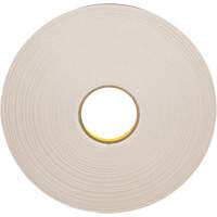Ruban double face en mousse, 66 m (216') lo x 12,7 mm (1/2") la, 31 mils, Poly&eacute;thyl&egrave;ne Industrial Sales
