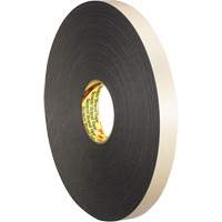Ruban double face en mousse, 33 m (108') lo x 12,7 mm (1/2") la, 62 mils, Poly&eacute;thyl&egrave;ne Industrial Sales