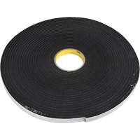Ruban double face en mousse, 33 m (108') lo x 12,7 mm (1/2") la, 62 mils, Poly&eacute;thyl&egrave;ne Industrial Sales
